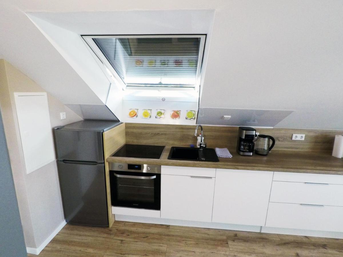 -Neubau- 30Qm Dach-Apartment Fulda Kültér fotó