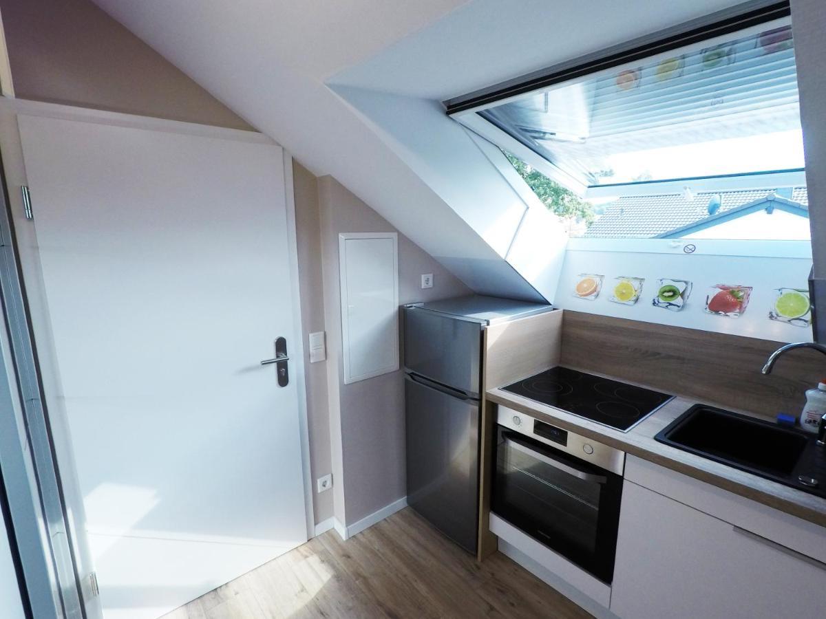 -Neubau- 30Qm Dach-Apartment Fulda Kültér fotó