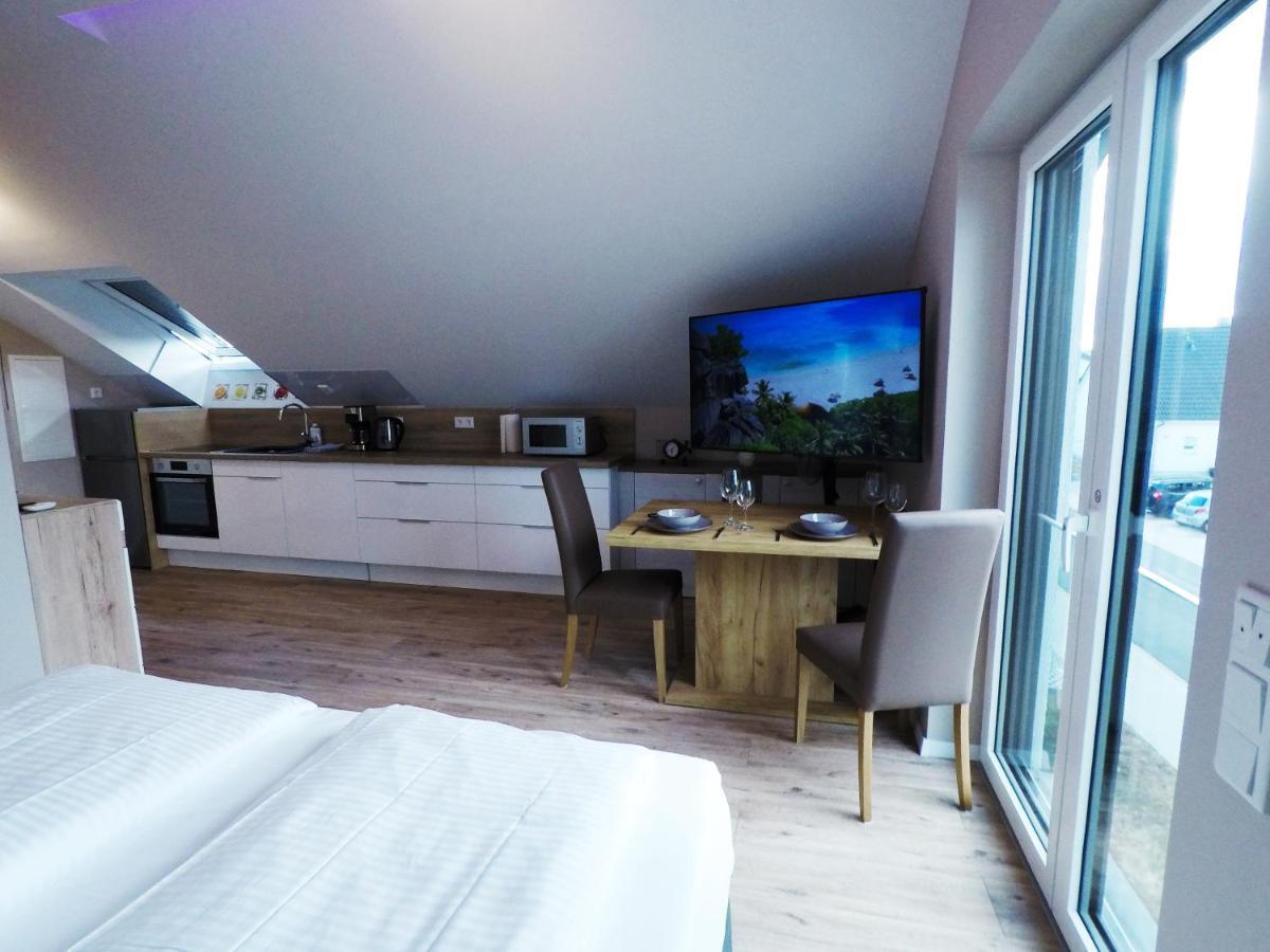 -Neubau- 30Qm Dach-Apartment Fulda Kültér fotó