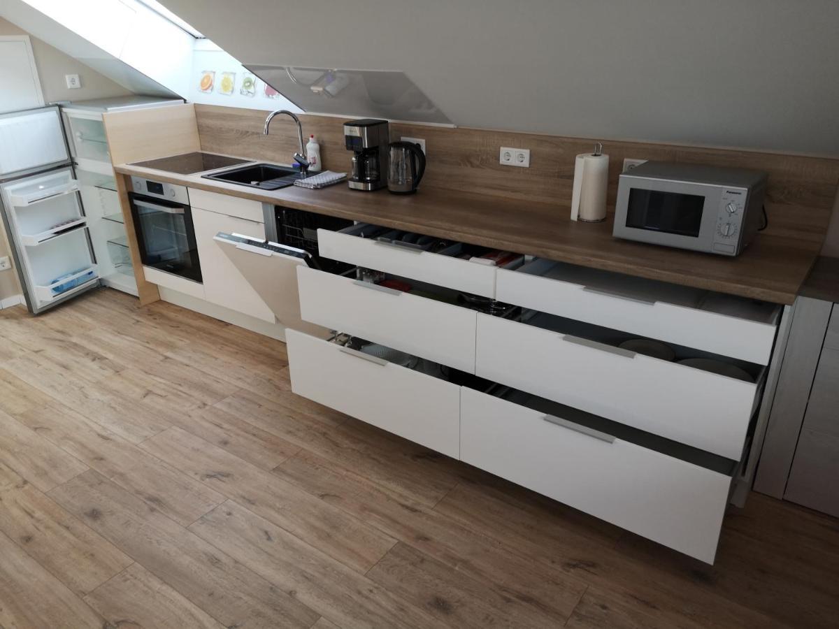 -Neubau- 30Qm Dach-Apartment Fulda Kültér fotó